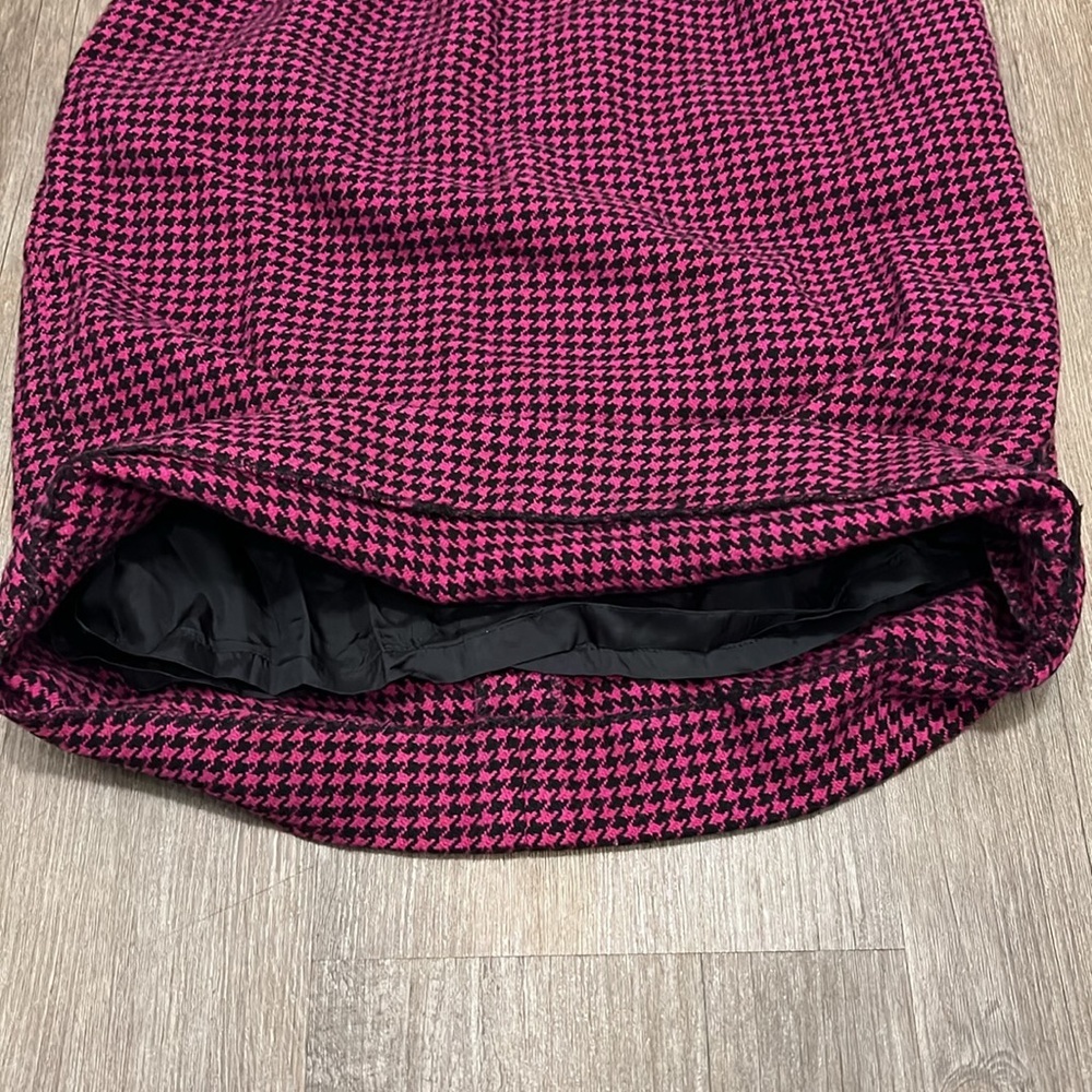 🎹Vintage Valentino Pencil Skirt Hounds tooth Pattern size 6 - Picture 14 of 14